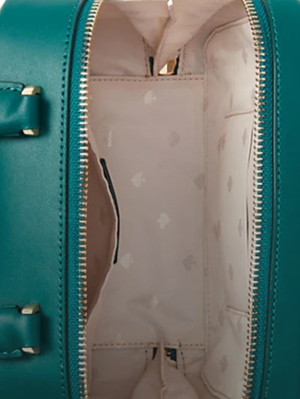 NWOT Kate Spade- Traveler Trunk Crossbody Bag (Cream-Multi 🤍💚) - Picture 3 of 9